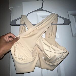 Bandeau top nude ! Cute crop !